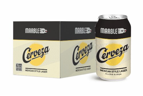 Marble Brewery Cerveza Mexican Style Lager Craft Beer Perspective: front