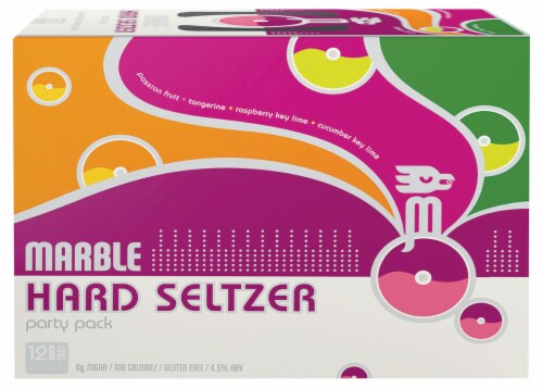 Marble Brewery Hard Seltzer Party Pack Perspective: front