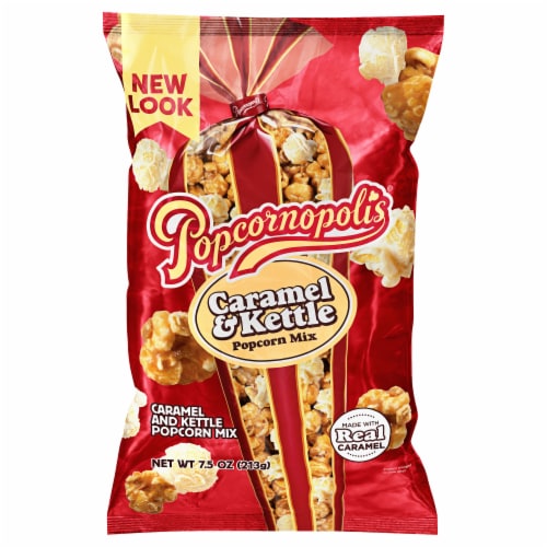 Popcornopolis® Caramel & Kettle Popcorn Mix Perspective: front