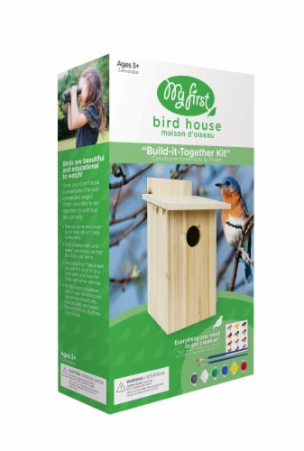 My First™ Bird House Build It Together Kit Perspective: front