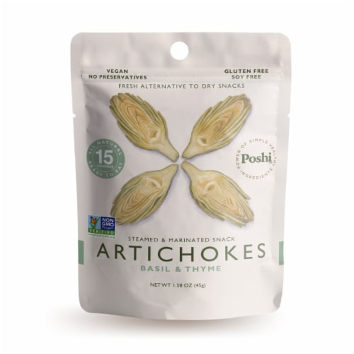Poshi™ Marinated Artichokes Snack Perspective: front