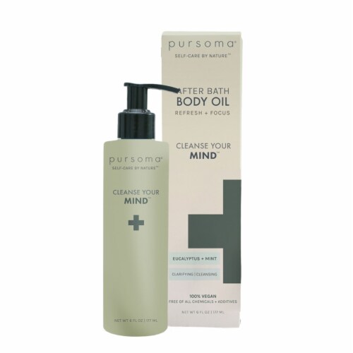 Pursoma Cleanse Your Mind Body Oil Perspective: front
