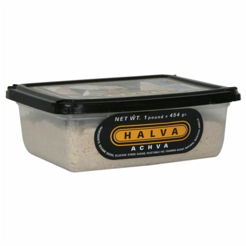 Achva Vanilla Sesame Halva Perspective: front