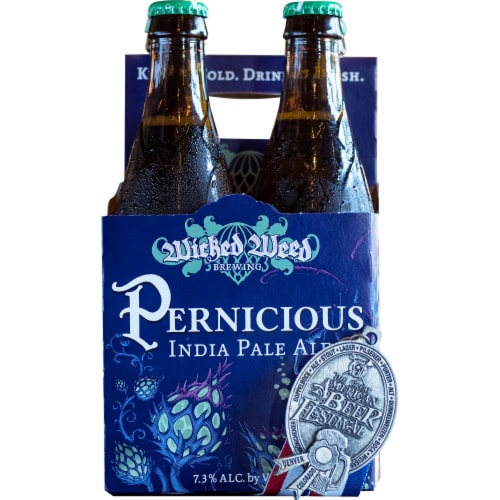 Wicked Weed Brewing Pernicious India Pale Ale Perspective: front