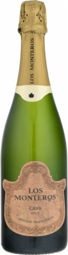 Cream Wine Company Los Monteros Cava Brut Sparkling Wine Perspective: front
