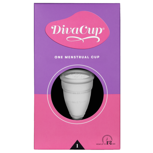 The DivaCup® Model 1 Menstrual Cup Perspective: front