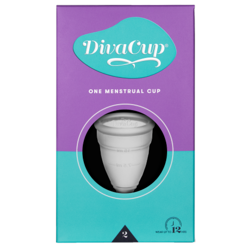 DivaCup® Menstrual Cup Model 2 Perspective: front