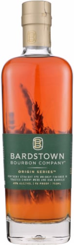 Bardstown Bourbon Company Origin Series Kentucky Straight Rye Whiskey Perspective: front