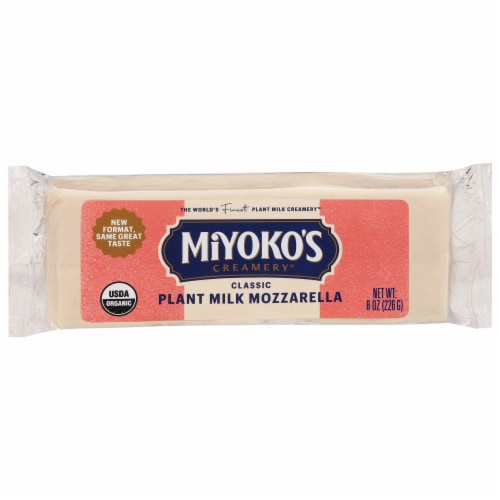 Miyoko's Creamery Fresh Vegan Mozzarela Perspective: front