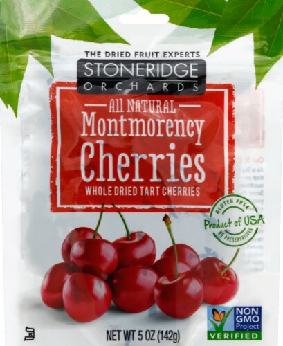 Stoneridge Orchards Whole Dried Cherries Perspective: front