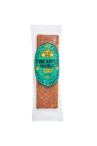 South 40 Snack Company™ Pineapple Mango Lime Fruit Bar Perspective: front