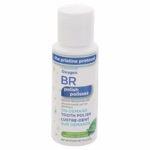 Essential Oxygen BR Fresh Mint Tooth Polish Perspective: front