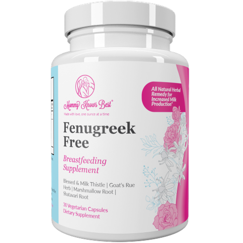 Mommy Knows Best Fenugreek Free Lactation Supplement 30 ct Fred