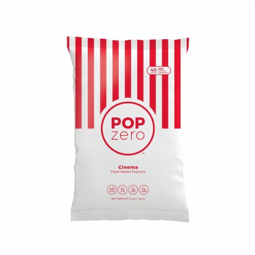 Pop Zero Cinema Plant-Based Popcorn Perspective: front