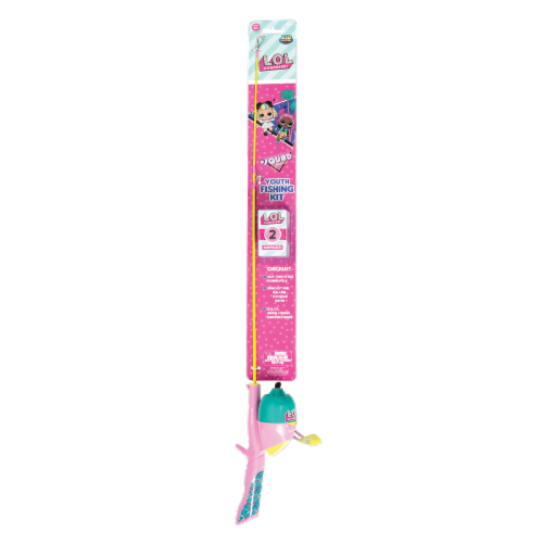 Kid Casters® LOL Surprise Youth Fishing Kit Perspective: front