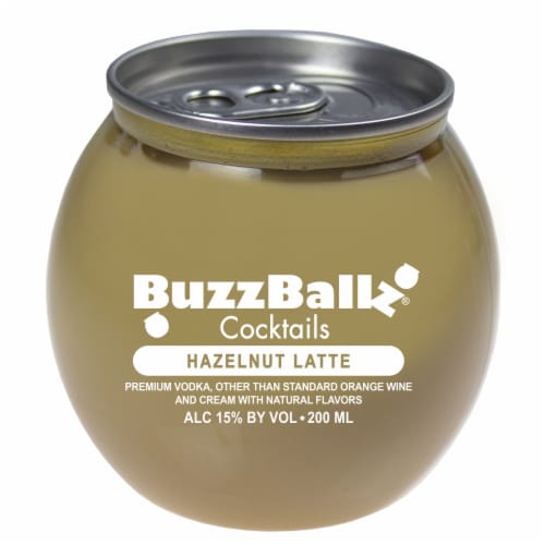 BuzzBallz® Hazelnut Latte Cocktail Perspective: front
