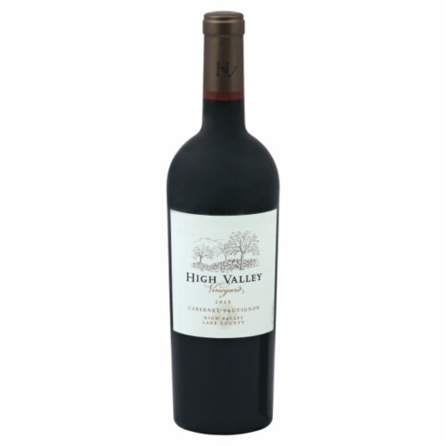 High Valley Cabernet Sauvignon Red Wine Perspective: front