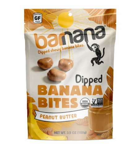 Barnana® Organic Chewy Peanut Butter Banana Bites Perspective: front