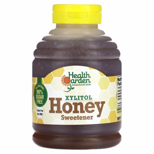 Health Garden 857722006328 Sugar Free Xylitol Honey All Natural Sweetener Perspective: front
