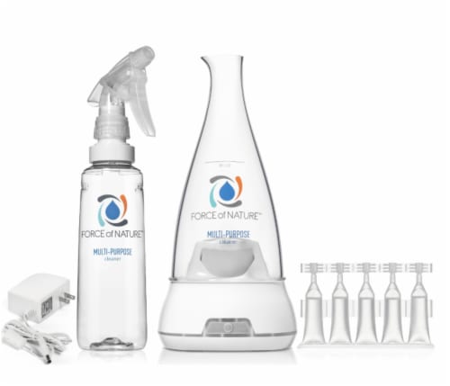 Force of Nature Eco-Friendly Disinfectant Cleaner Starter Kit  Perspective: front