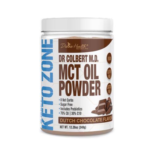 Divine Health Keto Zone Dutch Chocolate Flavored Mct Oil Powder 12 28 Oz King Soopers