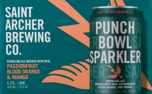 Saint Archer Brewing Company Punch Bowl Sparkler Sparkling Ale Perspective: front