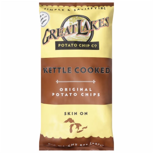 Great Lakes Original Kettle Chips Perspective: front