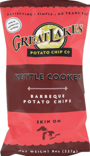 Great Lakes Bbq Kettle Chips Perspective: front