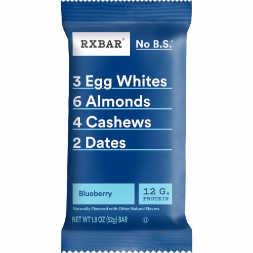 RXBAR Blueberry Protein Bar Perspective: front