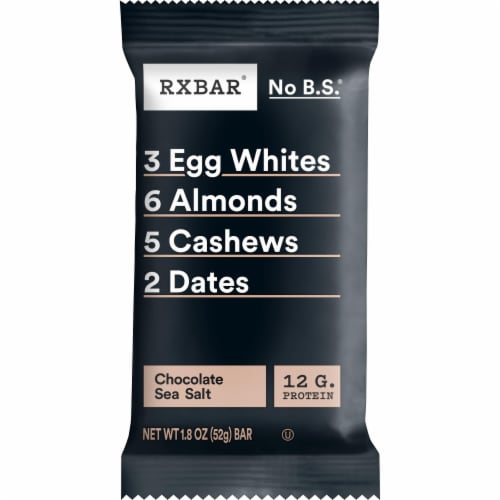 RXBAR Chocolate Sea Salt Protein Bar Perspective: front