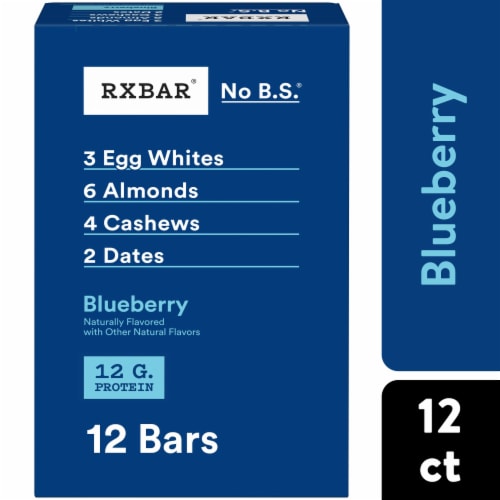 RXBAR Blueberry Protein Bars Perspective: front