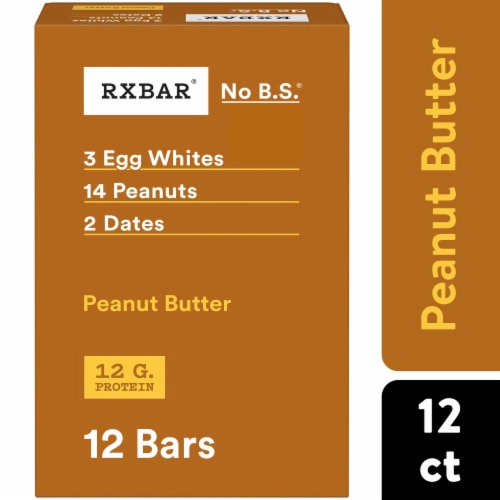 RXBAR Peanut Butter Protein Bars Perspective: front