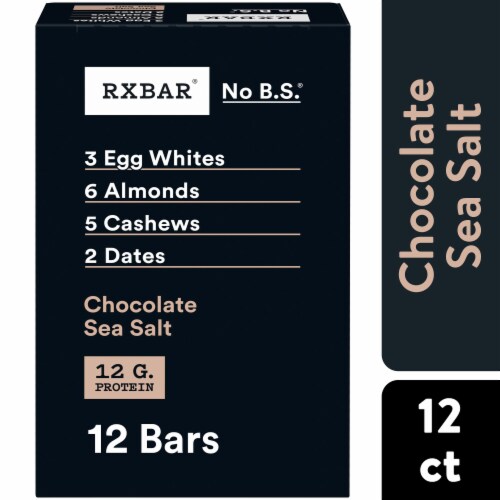 RXBAR® Chocolate Sea Salt Protein Bars Perspective: front