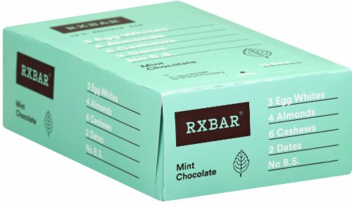 RXBAR Protein Mint Chocolate Bars Perspective: front