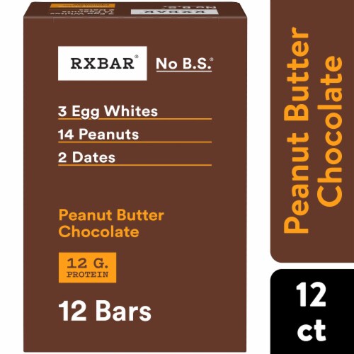 RXBAR® Peanut Butter Chocolate Protein Bars Perspective: front