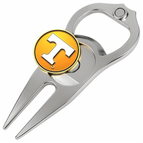 Hat Trick Openers 6 In 1 Golf Divot Tool - Tennessee Volunteers Perspective: front