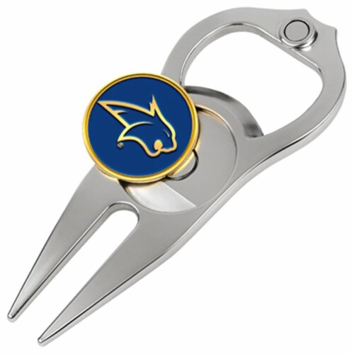 Hat Trick Openers 6 In 1 Golf Divot Tool - Montana State Bobcats Perspective: front