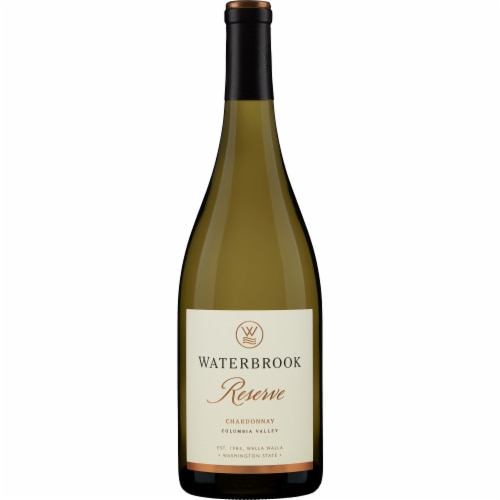 Waterbrook Reserve Chardonnay Oregon White Wine Perspective: front