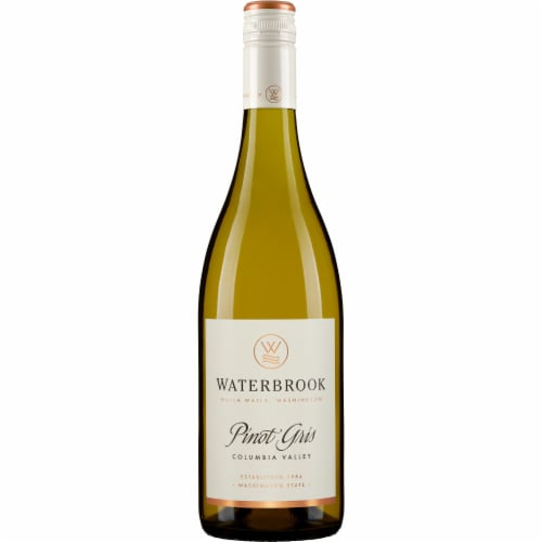 Waterbrook Pinot Gris Washington White Wine Perspective: front