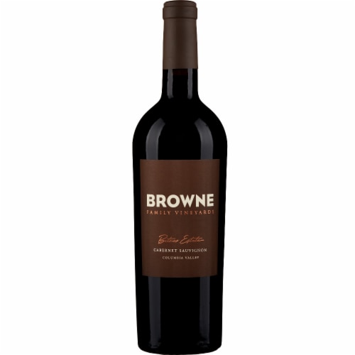 Browne Family Vineyards Bitner Estate Cabernet Sauvignon Washington Red Wine Perspective: front