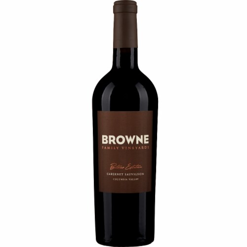 Browne Family Vineyards Bitner Estate Cabernet Sauvignon Washington Red Wine Perspective: front