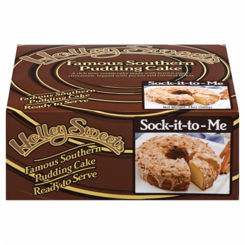 Holley Sweets Sock-it-to-Me Frozen Pudding Cake Perspective: front