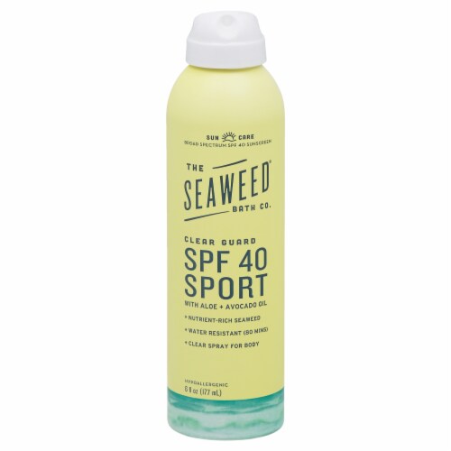 The Seaweed® Bath Co. Clear Guard SPF 40 Spray Sunscreen Perspective: front