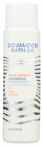 The Seaweed Bath Co. Lime Papaya Heat Protect Shampoo Perspective: front