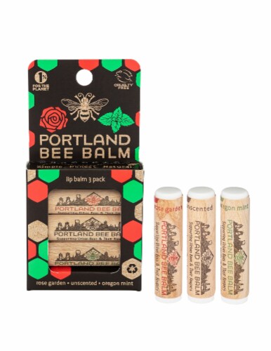 Portland Bee Balm Assorted Lip Balm Multi Pack Perspective: front