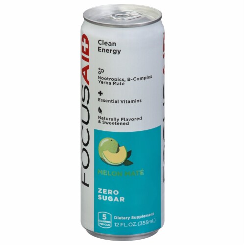 Lifeaid Focusaid® Clean Energy Melon Mate Energy Blend Perspective: front