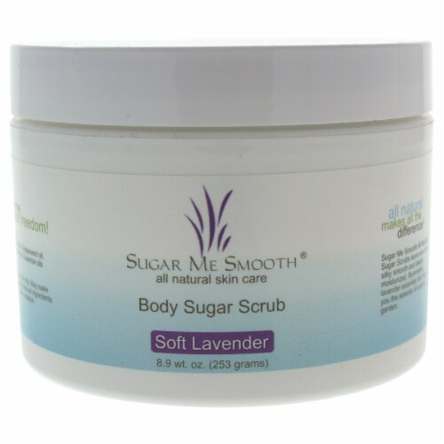 Sugar Me Smooth Body Scrub  Soft Lavender 8.9 oz Perspective: front