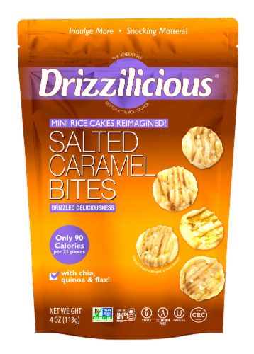 Drizzilicious® Salted Caramel Bites Perspective: front