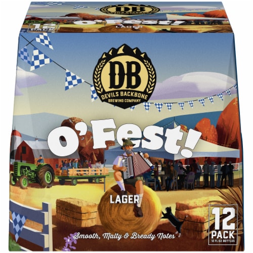 Devils Backbone Brewing Company O'Fest Beer Perspective: front