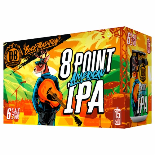Devil's Backbone Eight Pint IPA Beer Perspective: front